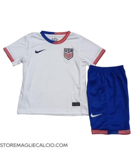 Stati Uniti Maglia Gara Casa Repliche Copa America 2024 Bambino